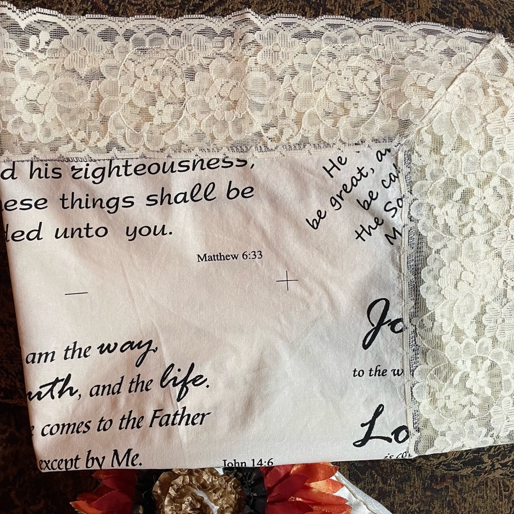 🙏 Wrapping Yourself in His Names and Scripture/Weeping Cloth/Prayer Cloth 30x24